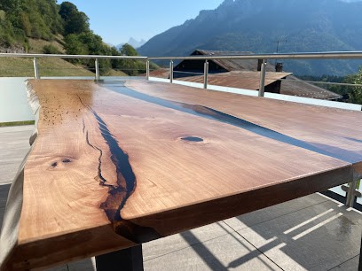 LR Créa'concept - Loïc Ruffier, création sur-mesure en bois, résine époxy et métal , Champanges, Fabricant de Meubles à Champanges
